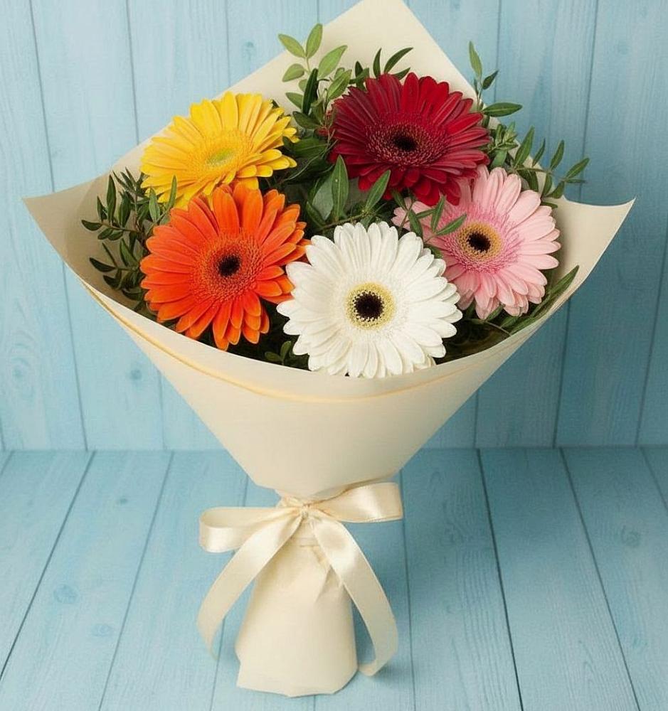 Букет цветов из: Герберы в Уркарахе