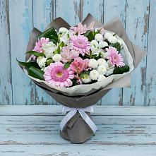 Букет цветов из:  Герберы, Альстромерии и Хризантемы в Уркарахе