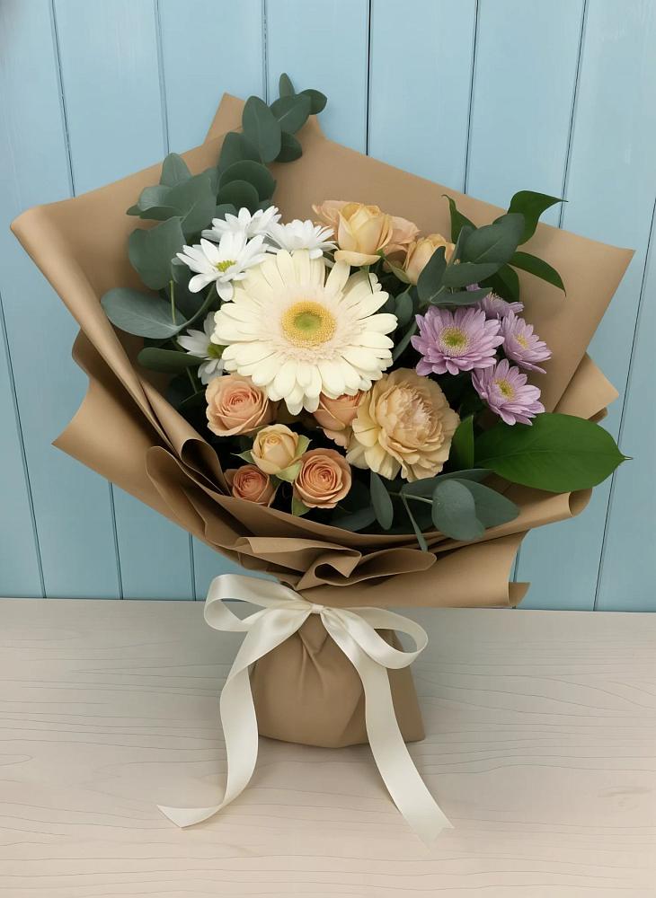 Букет цветов из: Герберы и Хризантемы в Уркарахе