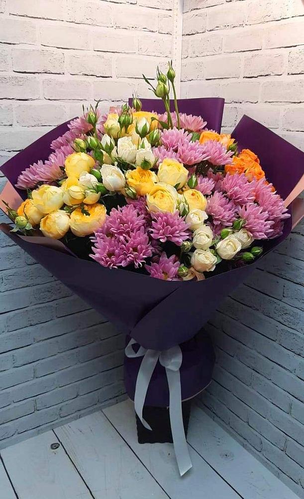 Букет цветов из: Хризантемы и Розы в Уркарахе