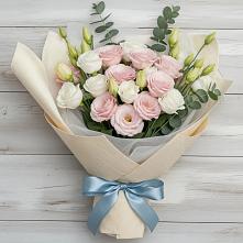 Букет цветов из:  Лизиантусы #REPLACE_PRED# Уркарахе