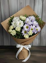 Букет цветов из:  Хризантемы и Розы в Уркарахе