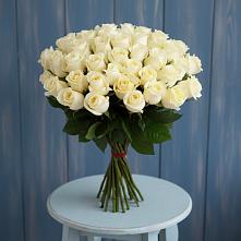 Букет 51 Белая роза Эдлесс Лав #REPLACE_PRED# Уркарахе