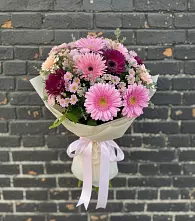 Букет цветов из:  Герберы и Хризантемы в Уркарахе