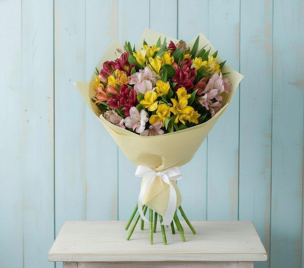 Букет цветов из: Альстромерии в Уркарахе