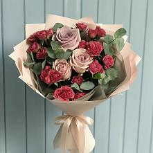Букет цветов из:  Гвоздики и Розы #REPLACE_PRED# Уркарахе
