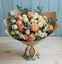 Букет цветов из:  Альстромерии и Розы #REPLACE_PRED# Уркарахе