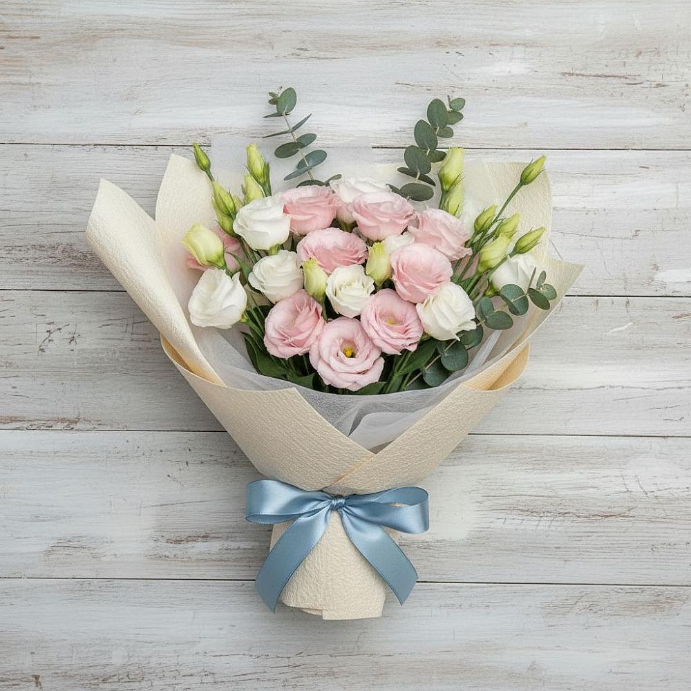 Букет цветов из: Лизиантусы в Уркарахе